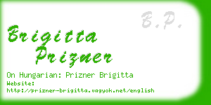 brigitta prizner business card